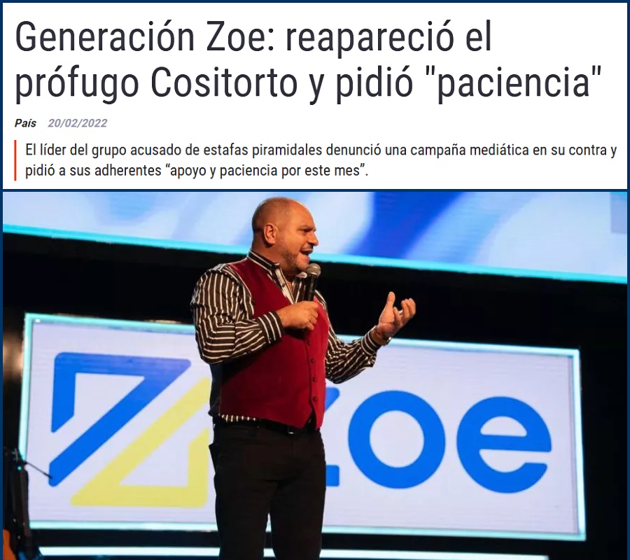 Cositorto prófugo.