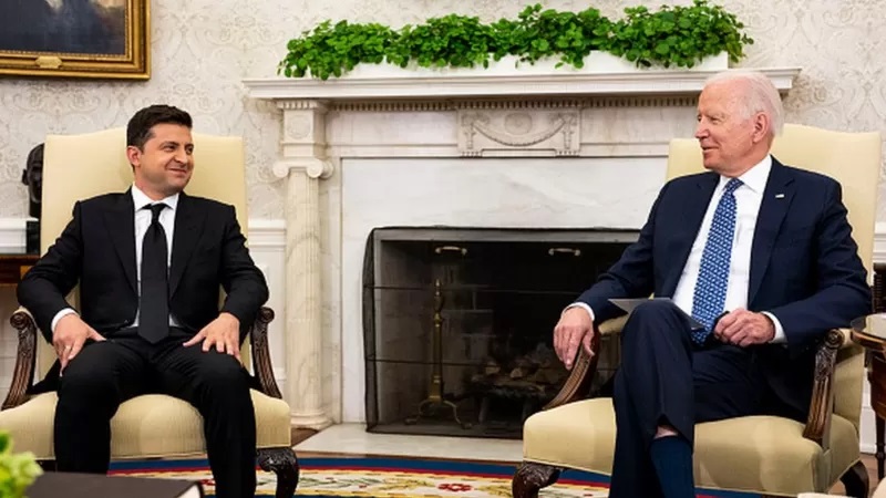 Reunión Zelenski - Biden